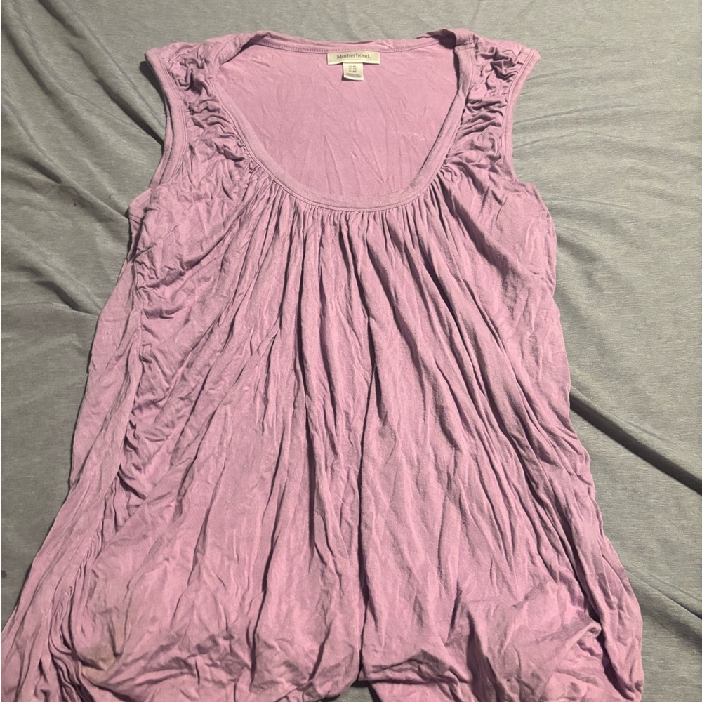 Motherhood Maternity Purple Tank Top
